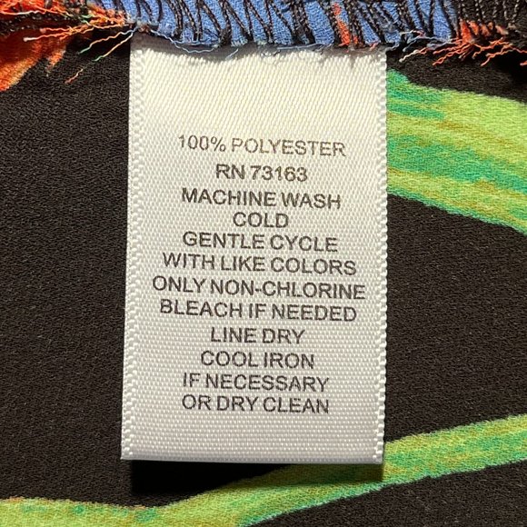 REDUCED! #115 Spense Stunning Floral Sleeveless Top, Size L - Picture 5 of 5